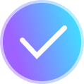 Clock with tick mark