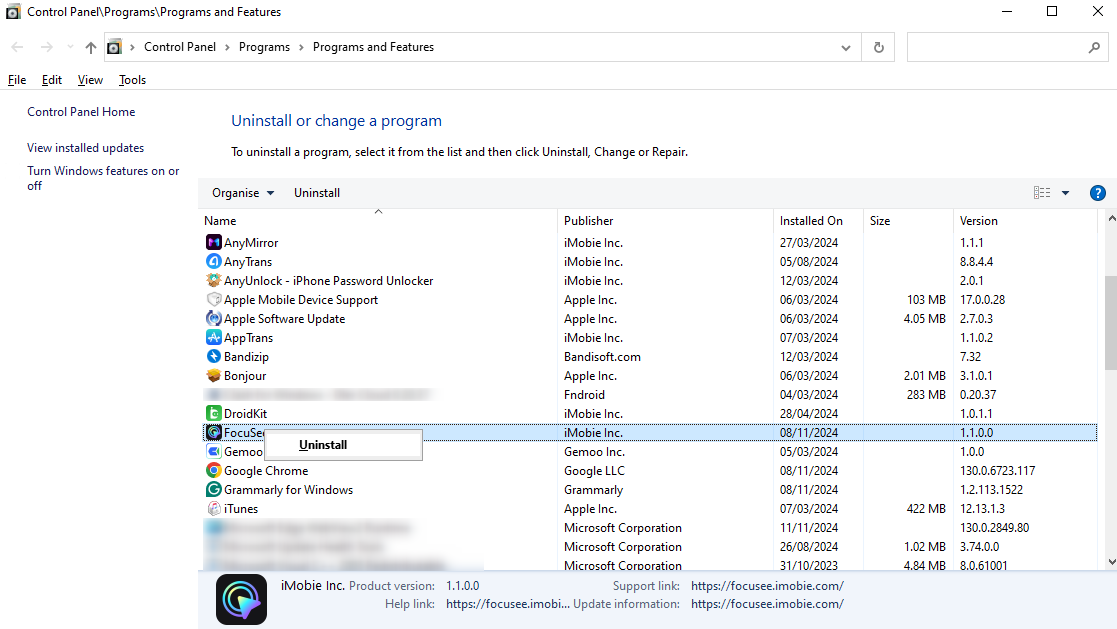 How to Uninstall FocuSee on Windows