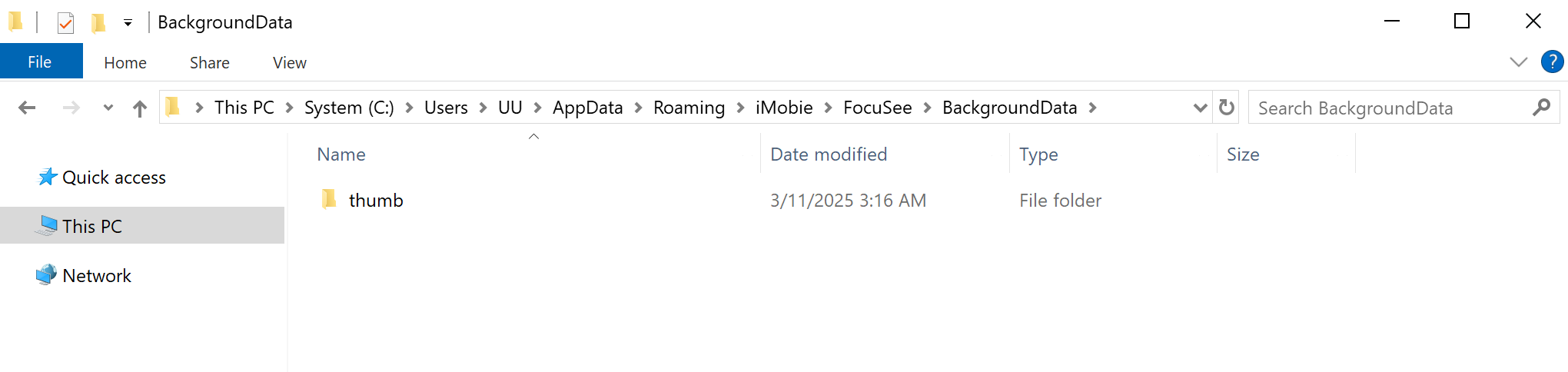 How to Clear Background Cache