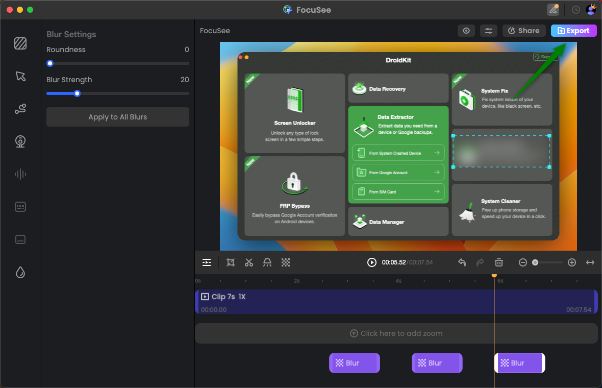 Export Your Video