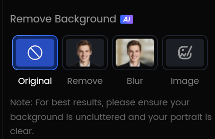 Remove or Customize Your Camera Background