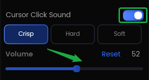 Set Cursor Click Sound