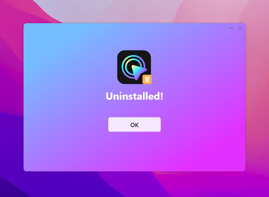 Complete the Uninstallation Process