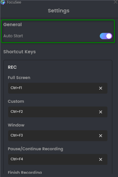 General Settings