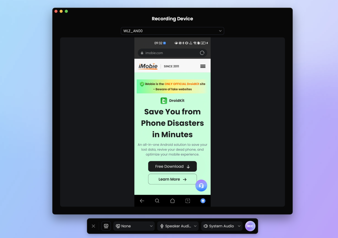 Connect Device Successfully