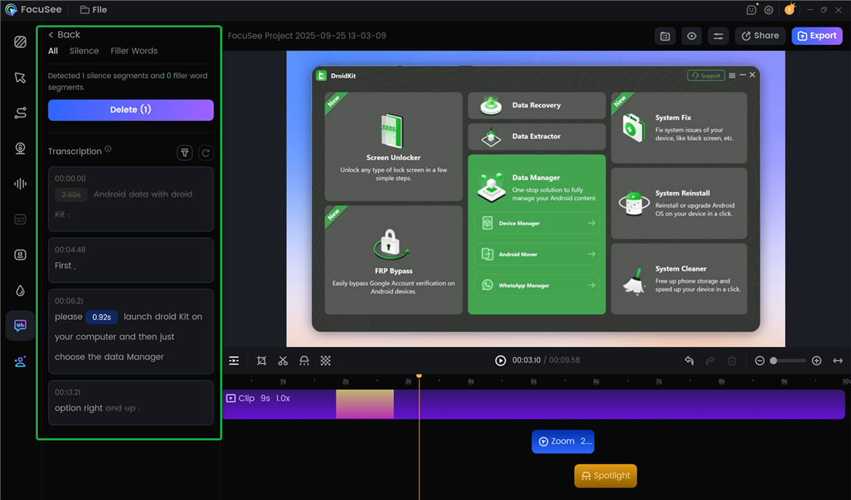 Check Recognition Results