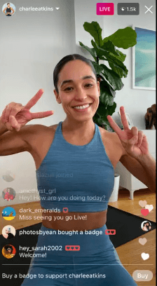 Open the Instagram Live