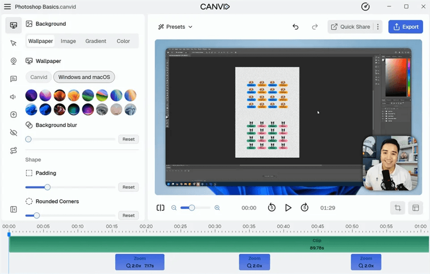 Screen Studio Alternative - Canvid