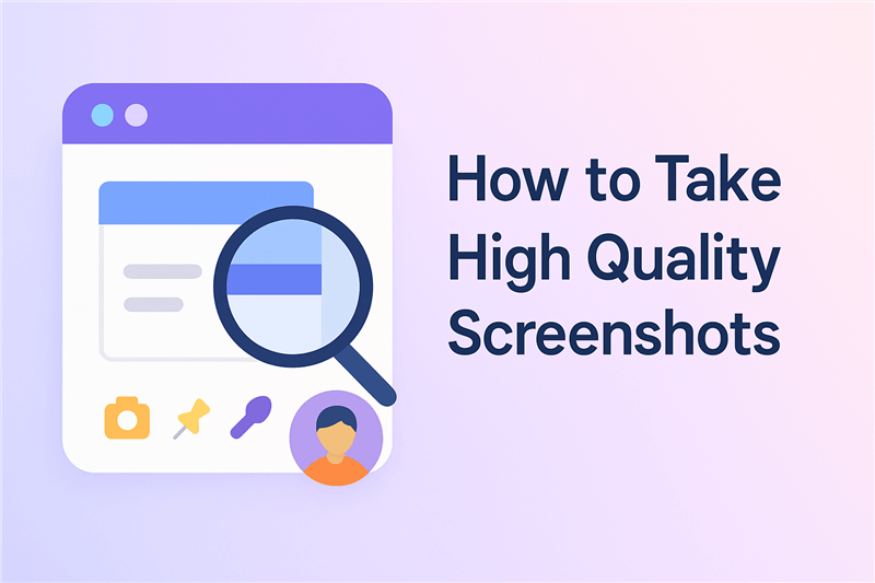 How to Take High Quality Screenshots