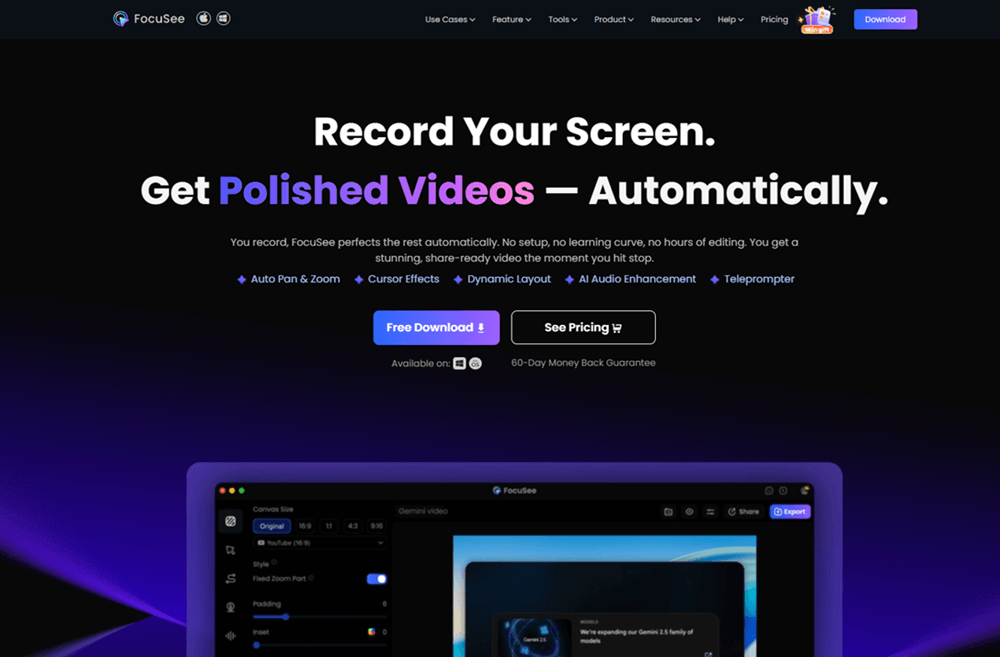FocuSee Official Website