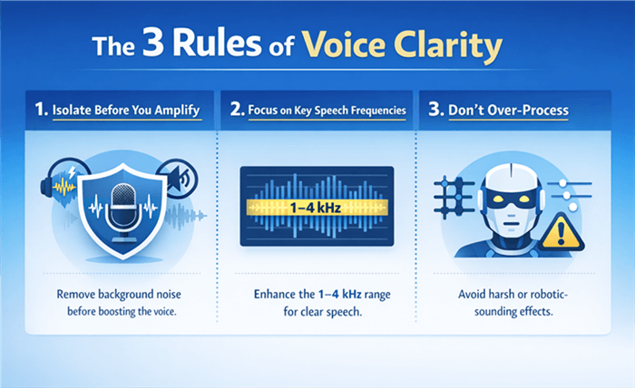The 3 Rules of Voice Clarity