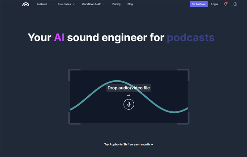 Best AI Voice Enhancer - Auphonic