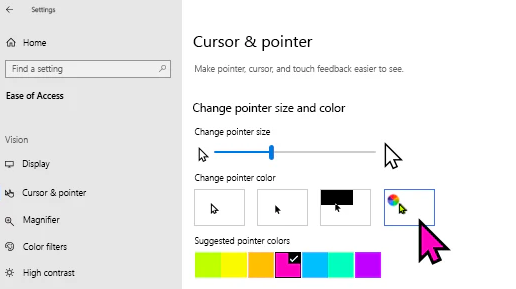 Change Cursor Color
