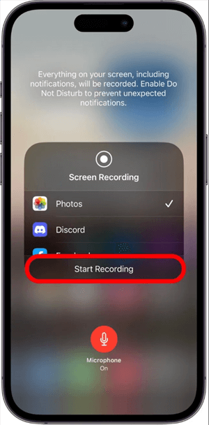 How to Record Screen with Audio on iPhone