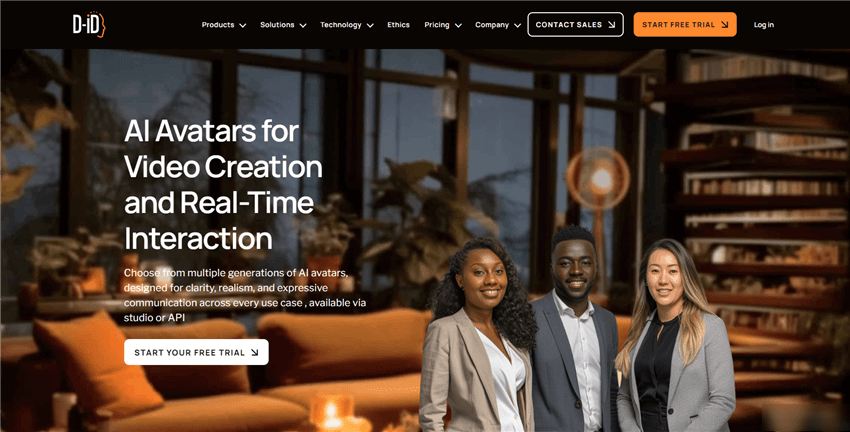 Avatar Video Generator - D-ID