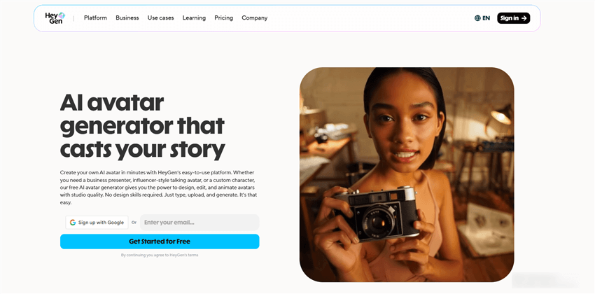 Avatar Video Generator - HeyGen