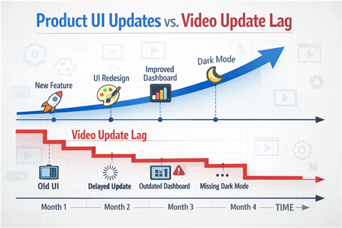 Product UI Updates vs. Video Update Lag