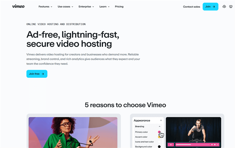 Video Marketing Platforms - Vimeo