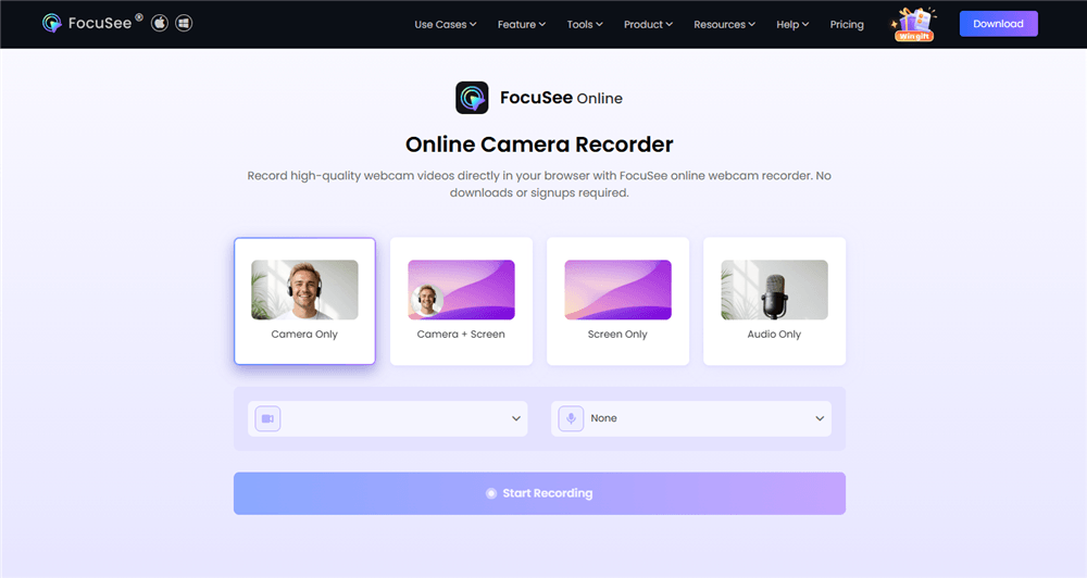 Free Online Webcam Recorders - FocuSee