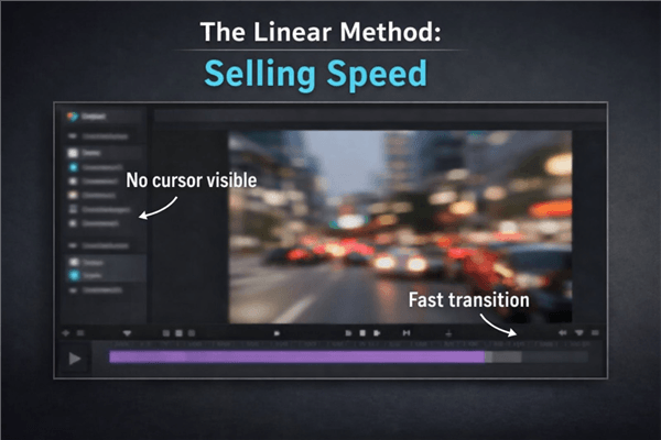 Linear-style Video Frame
