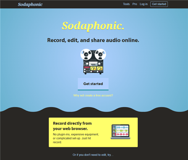 Online Voice Recorder - Sodaphonic