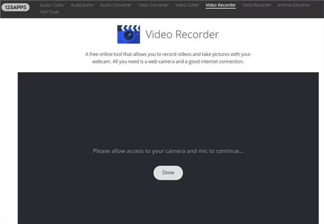 Online Webcam Recorder - Webcamera