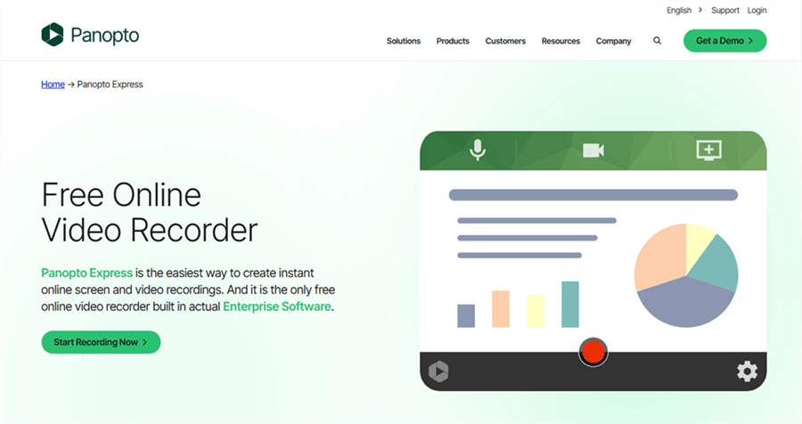 Alternatives to Apowersoft Free Online Screen Recorder - Panopto Express