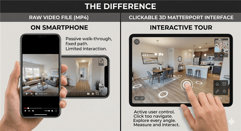 Video Walkthrough vs 360 Tour