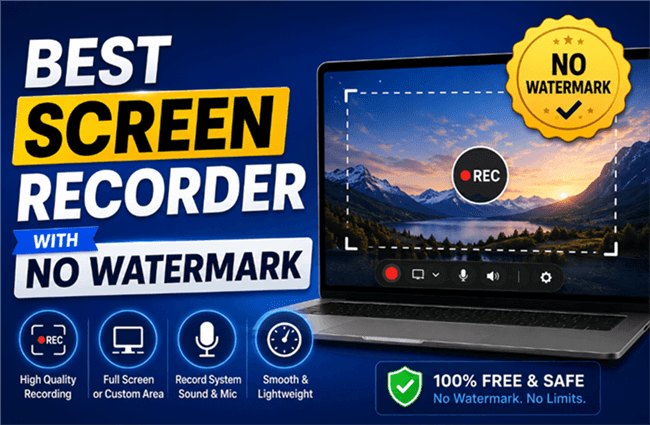Best Screen Recorder with No Watermark
