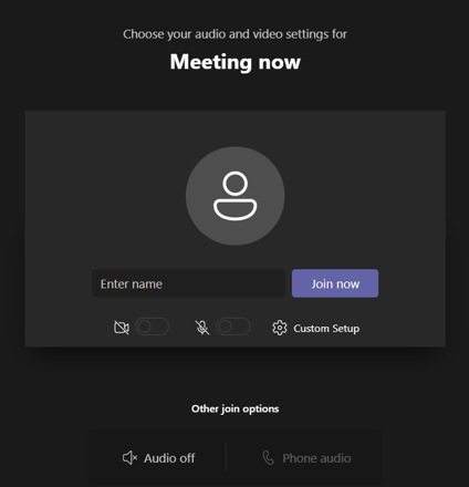 Join the Teams Meeting