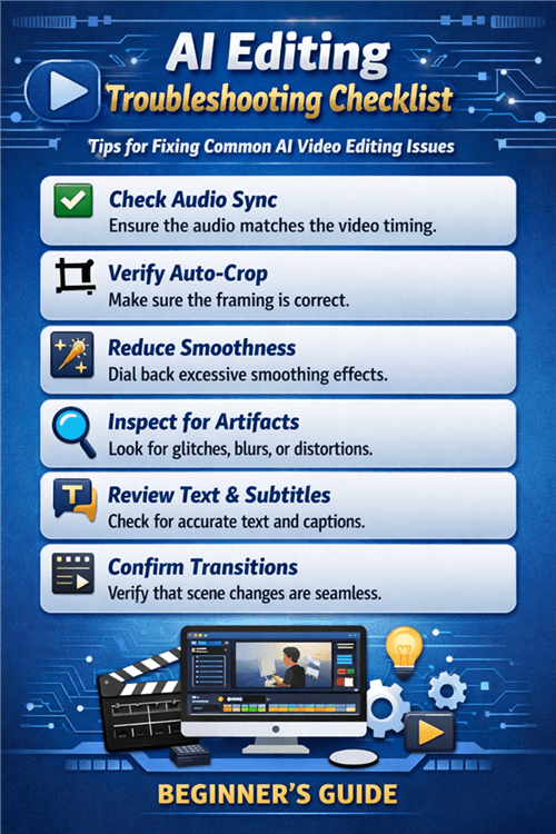 A Troubleshooting Checklist for AI Editing