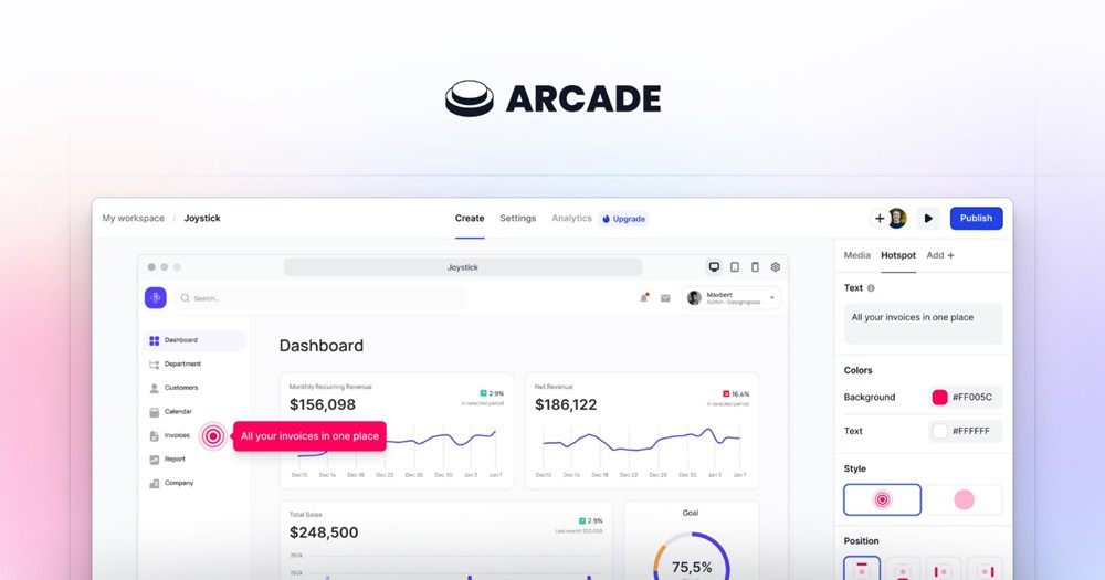 Screen Studio Alternative for Demos - Arcade