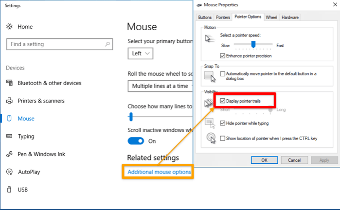 Turn on Mouse Effects
