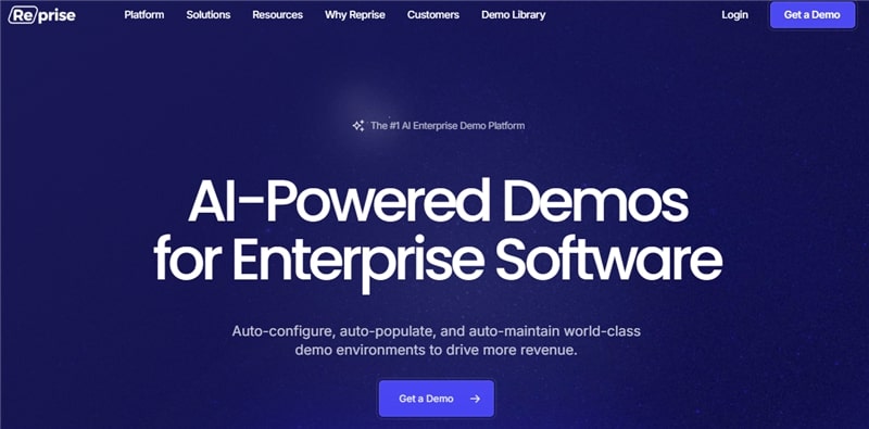 Reprise AI Product Demo Software