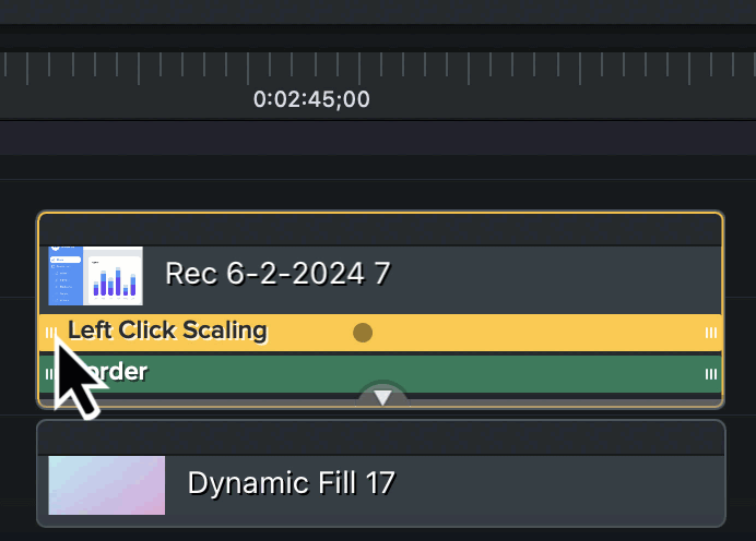 Drag a Click Effect Onto Your Video