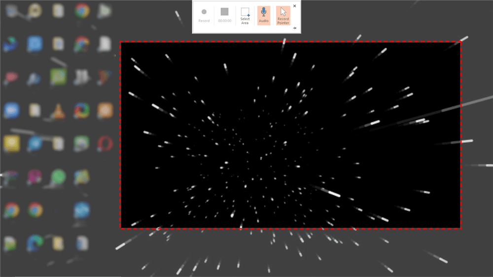 Drag to Select the Area