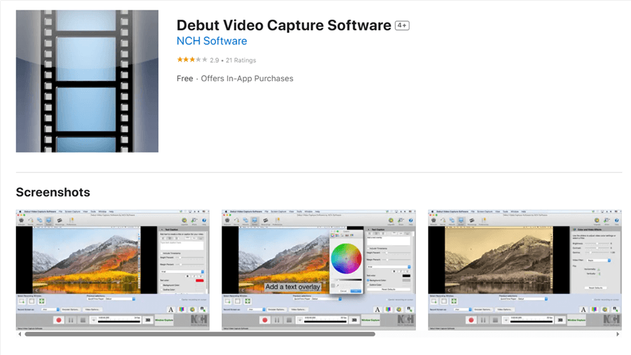 Debut Video Capture
