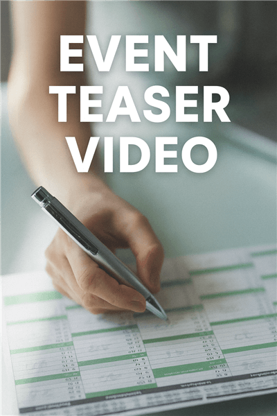 How to Create an Event Teaser Video