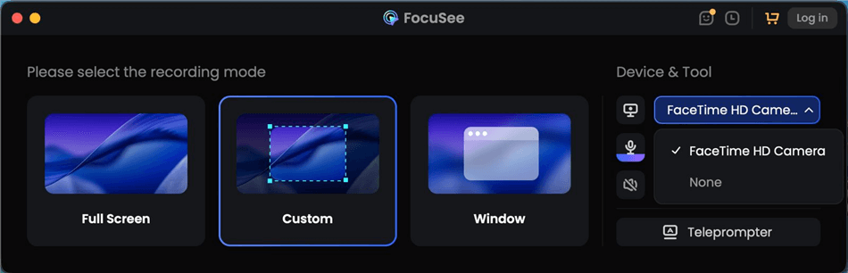Choose Your Recording Mode