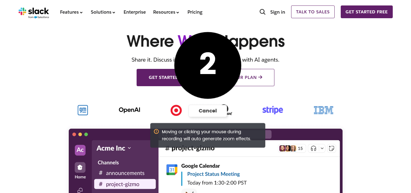 A 3-second Countdown