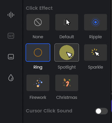 Add Click Effects and Sound Effects
