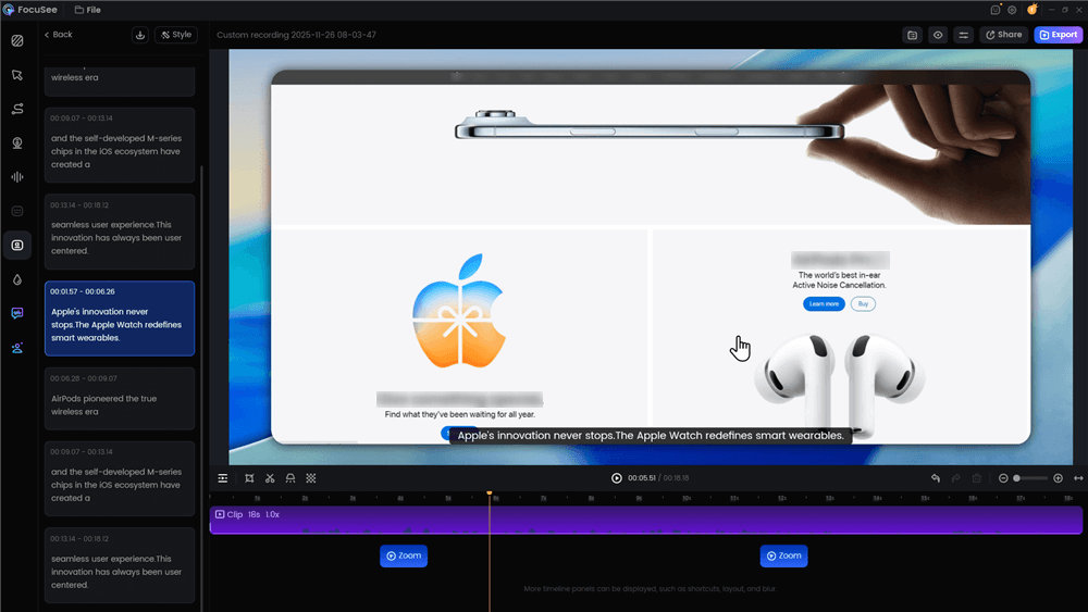 Automatic Subtitle Generation