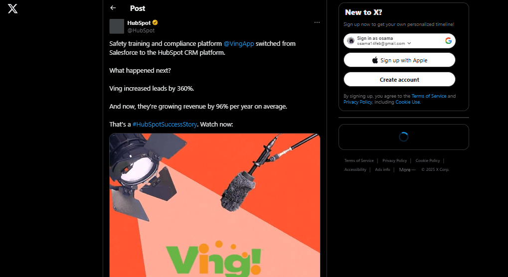 Hubspot: Ving