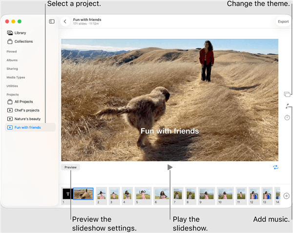 Make a Video Slideshow on Mac