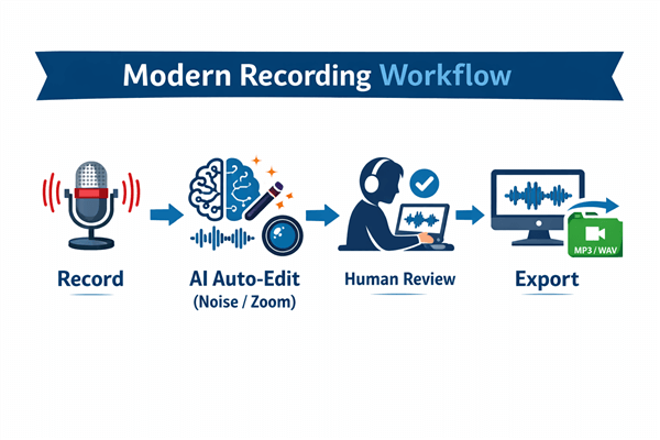 AI-based Recording Workflow