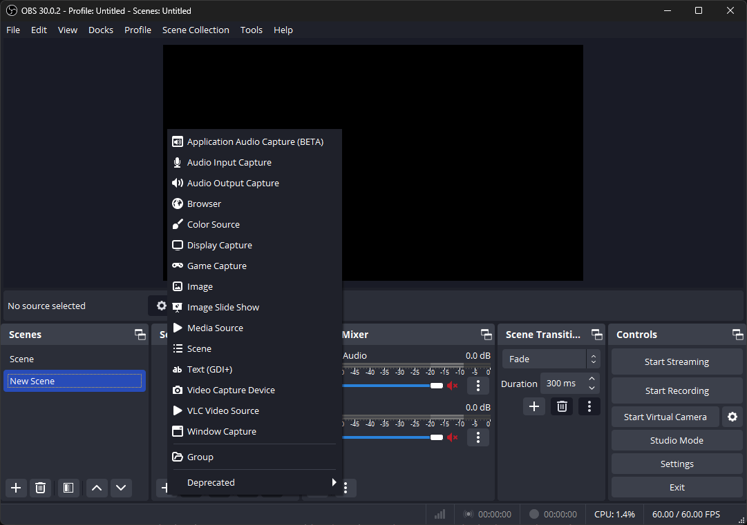Choose Display Capture