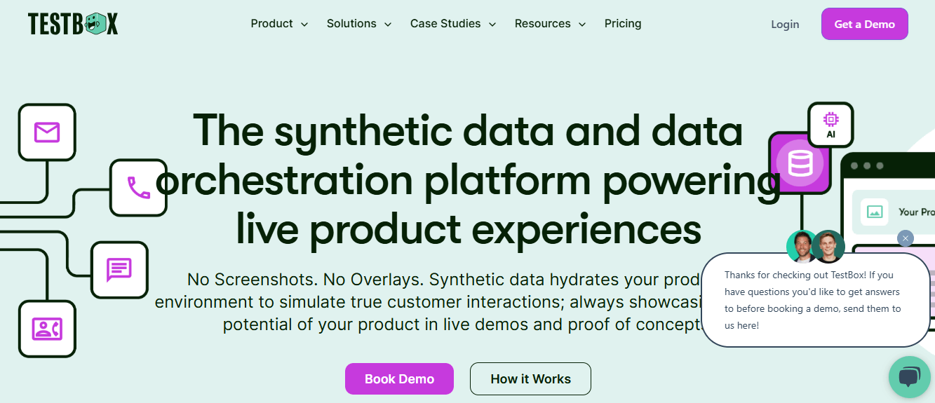 Testbox Product Demo Software