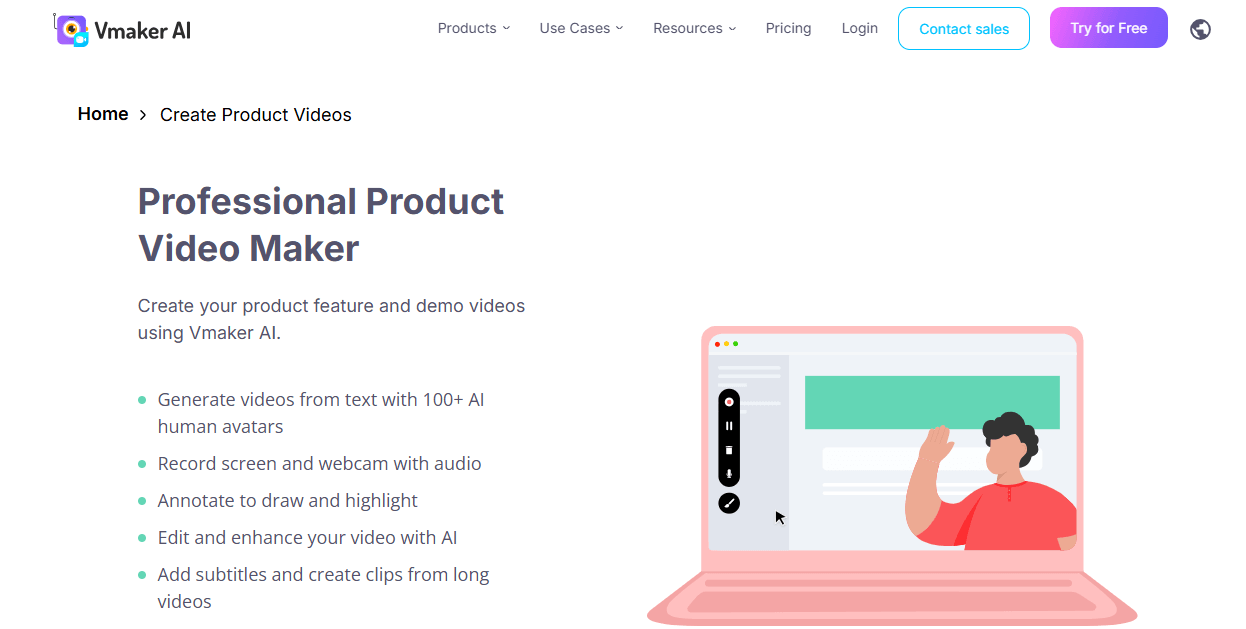 Best Demo Video Maker - Vmaker