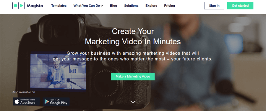 Best Promo Video Maker Software - Magisto