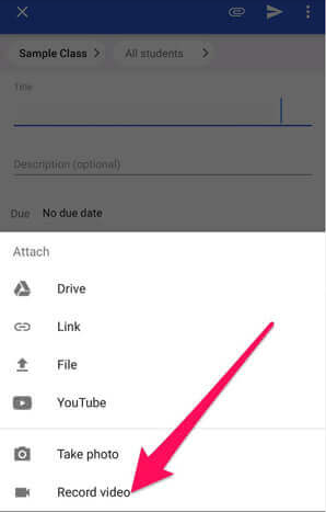 Record Google Classroom